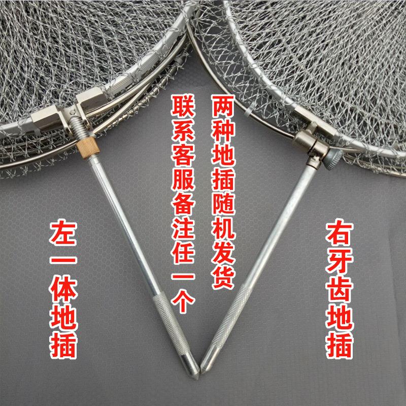 手工编织鱼护大力马线网兜不锈钢防挂速干网球拍黑坑渔护鱼库