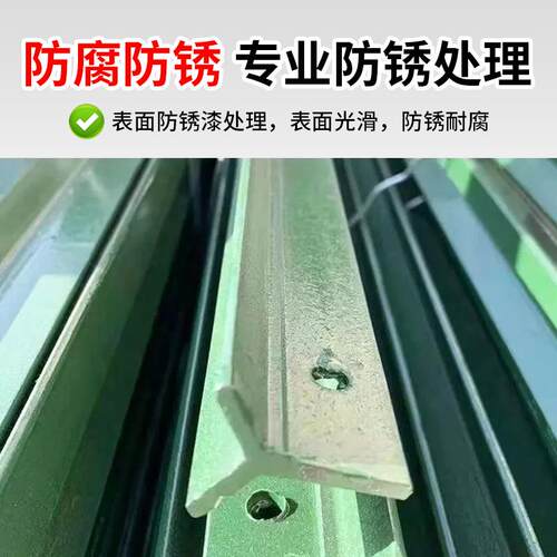 围栏立柱杆铁丝网三角铁实心防锈牛栏网柱Y型铸铁尖头柱加厚立柱