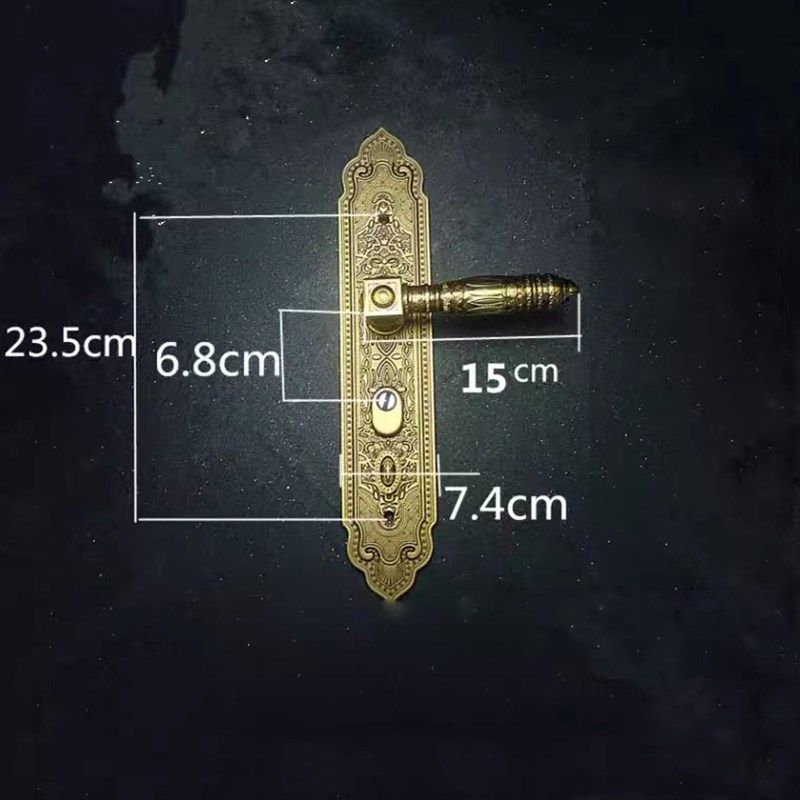 豪华防盗门拉手大门锁把手对开门双开门仿黄红铜锌合金手柄通用型