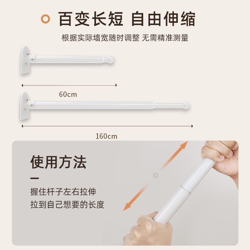 玄关隔断帘免打孔折叠门帘单侧家用客厅分间房间隔断帘屏风布帘子图片