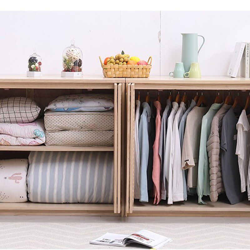 柜子实木大容量棉被柜家用卧室储物柜多功能阳台收纳柜大型被子柜