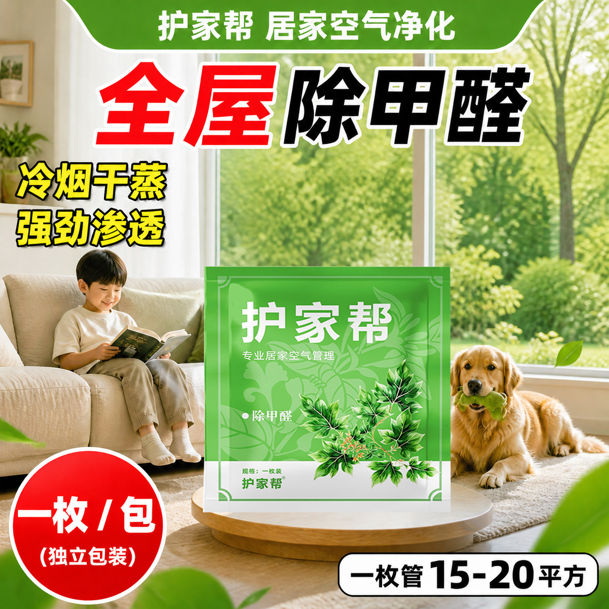 护家帮除甲醛片神器清除剂新房家用急入住强力吸附包吸附包吸甲醛