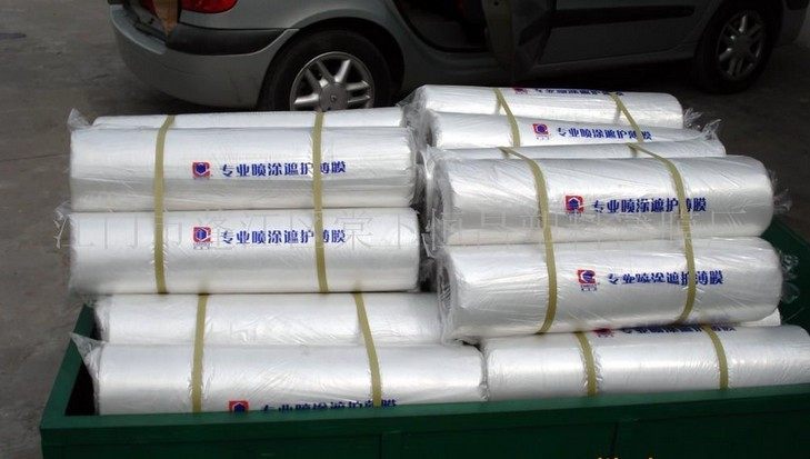 塑料薄膜防尘膜防渗防尘罩喷漆保护膜房屋装修整卷防水隔离潮地膜