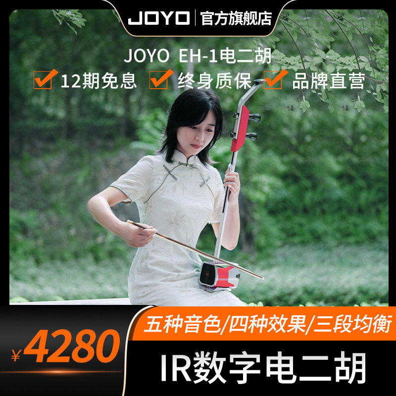 JOYO卓乐电二胡五种音色EH-1初学者成人专业直播内录电声胡琴乐器