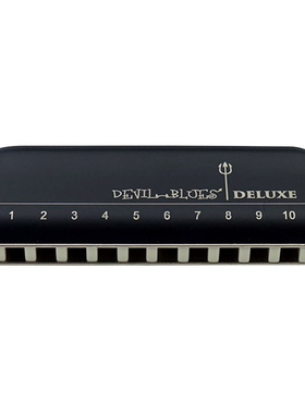 入门Devil Blues 10十孔口琴成人初学 蓝调布鲁斯口琴DB 演奏乐器