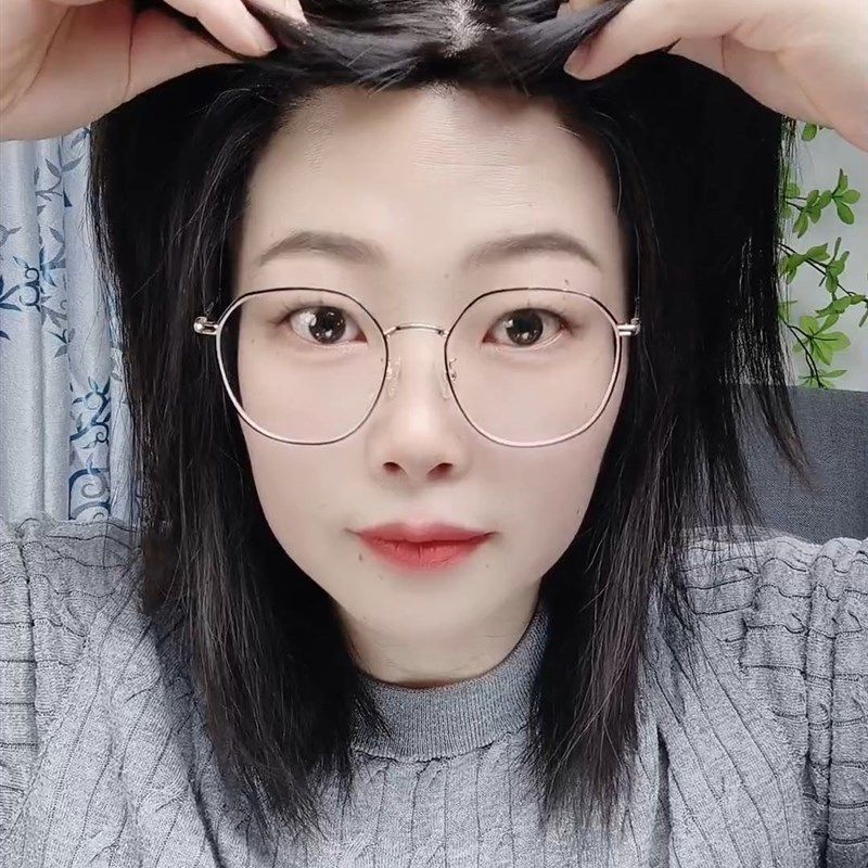 顺心假发真人发丝头顶补发片遮挡白发少染发女神补发片