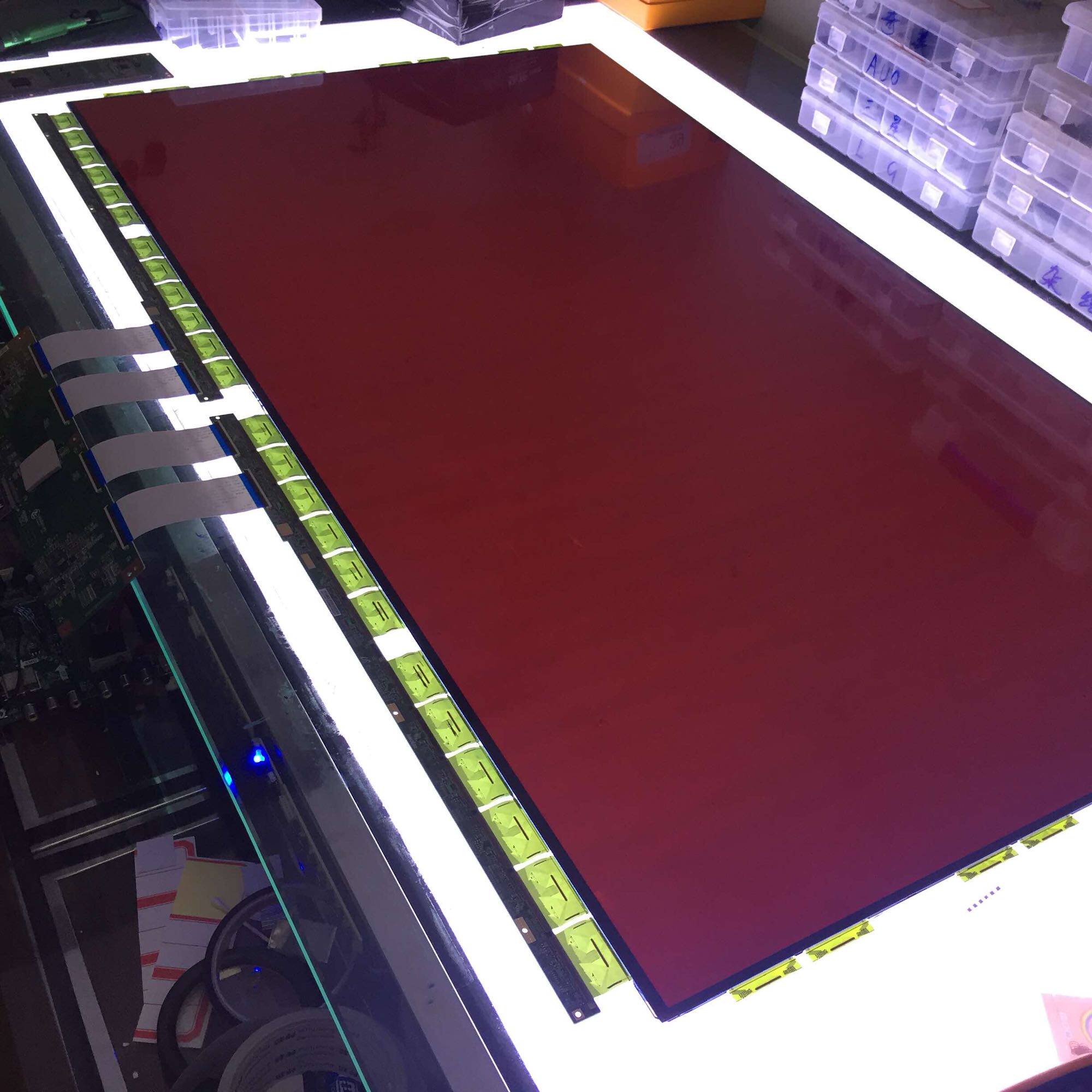 更换维修液晶LED曲面4K电视液晶显示屏32寸-85寸精修各种疑难杂症
