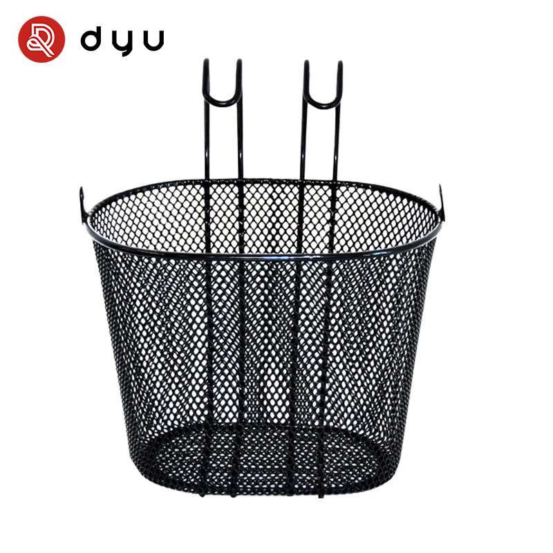 大鱼电动车车筐前车篮dyu电动自行车D2 D2+ D3+ V1金属前车筐