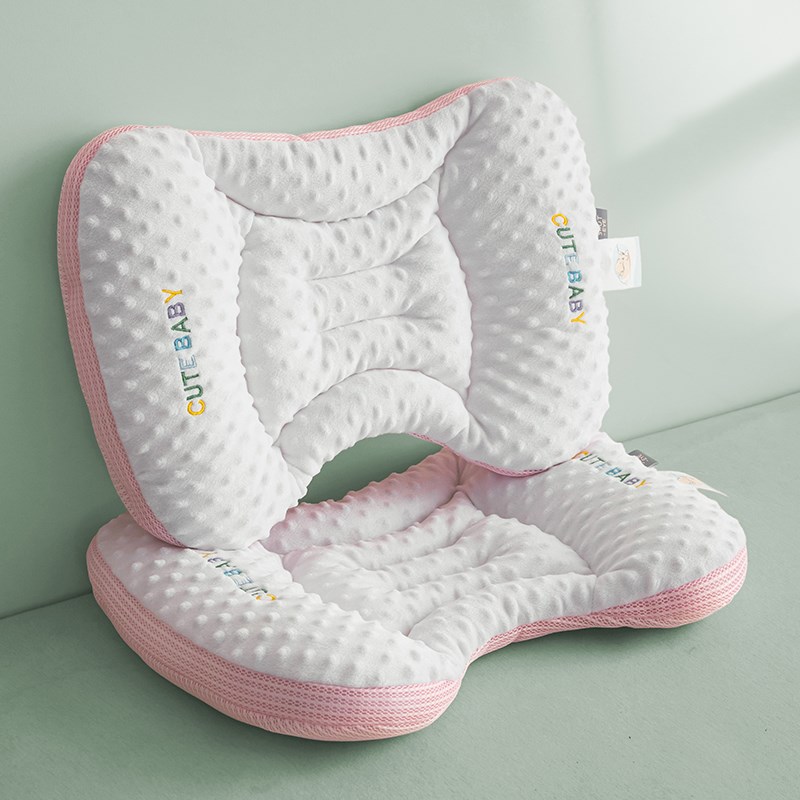 婴儿枕头宝宝护颈椎助睡眠分区枕儿童枕头枕芯6月至8岁幼儿园学生