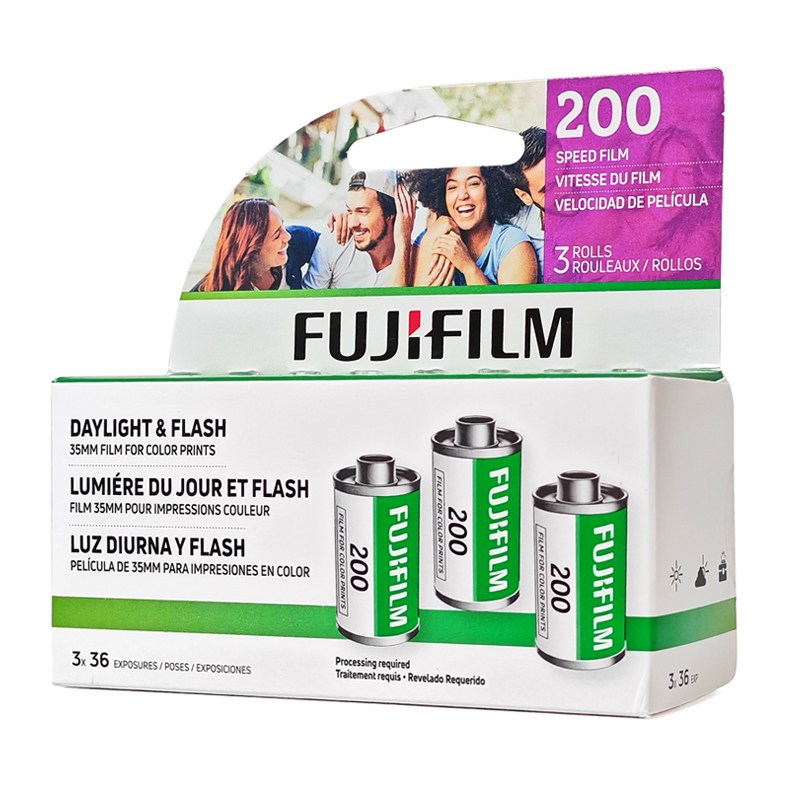 富士C200胶卷Fujifilm200彩色负片135胶卷美版36张单卷价 26年9月