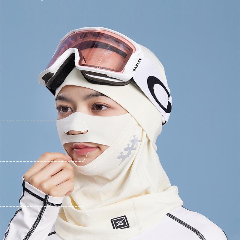 XXXsnow单双板加绒滑雪头套V型护脸面罩挂耳式护面防风套头帽26款