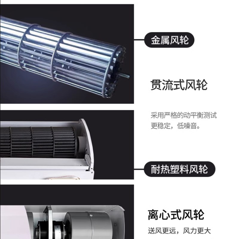绿岛风离心式电加热风幕机商场专用冷暖风帘机大功率遥控热空气幕
