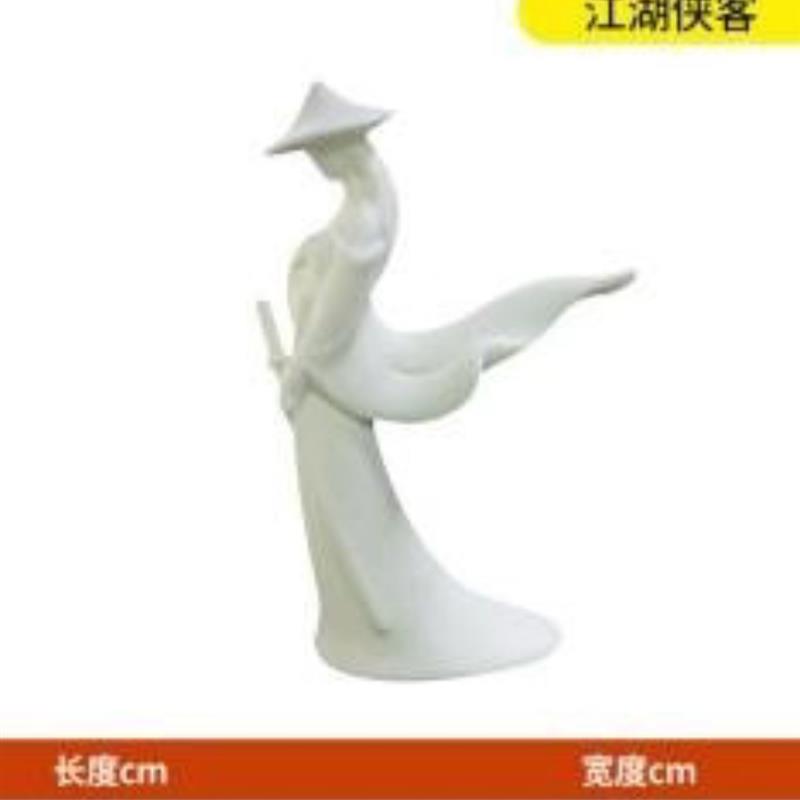 高端鲑鱼刺身专用盘人物装饰品水晶招财鹿摆件轻奢高档客厅礼品