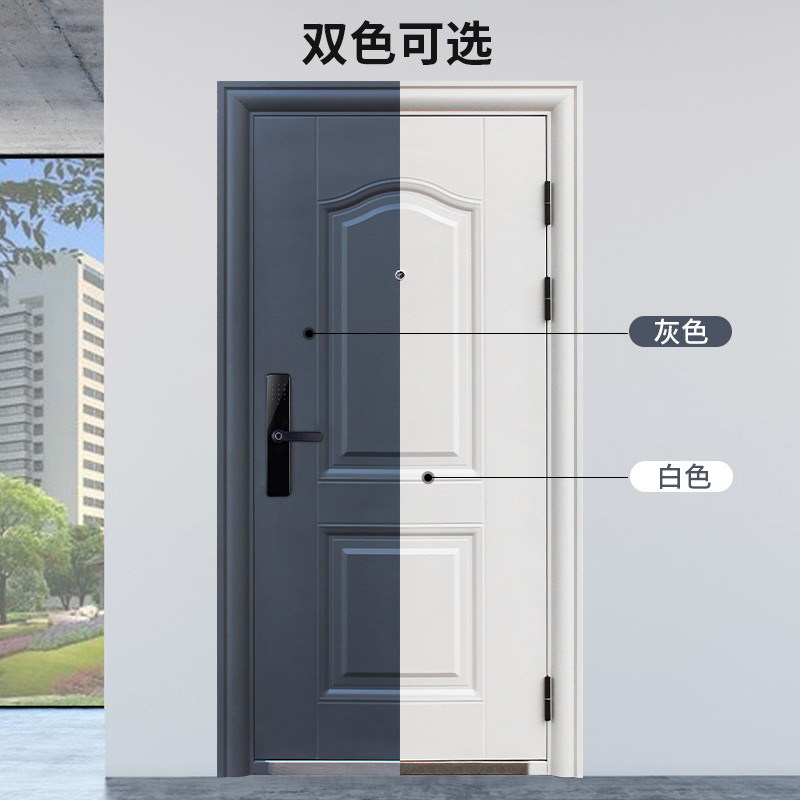 防盗门家用安全门入户门房间门车库室外地下室门进户门钢质工程门