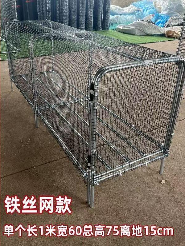 鸡笼跑道离地款铁丝网镀锌网养殖笼鸡笼隧道加粗钢管庭院农家散养图片