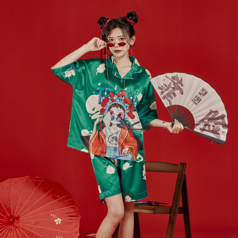 晨袍新娘女婚礼结婚红色小众睡衣伴娘服本命年高级感睡袍两件套装