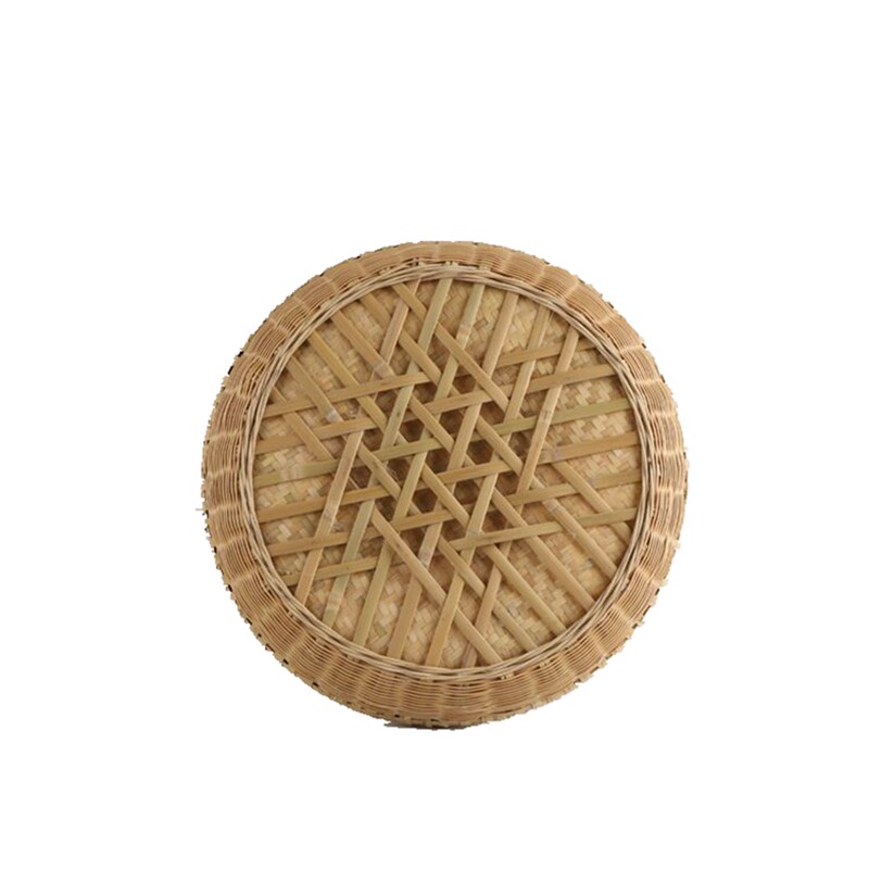 精品竹编 竹匾 竹筛 手工簸箕 竹篓 米筛 芝麻筛 竹筐盘 收藏一套