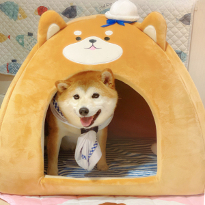 柴犬狗垫宠物狗狗用品中型犬小型犬四季通用室内有顶房子帐篷睡垫