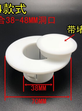 电视机柜穿线管圆孔墙面电线孔盖洞装饰盖板金属圈盒开孔堵洞神器