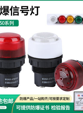 BD8030防爆防腐电源信号指示灯带蜂鸣器红绿蓝白黄220 380V配电箱