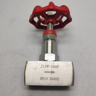 160P 304不锈钢针型阀 J13W 硬密封截止阀 2分3分4分 高压截止阀