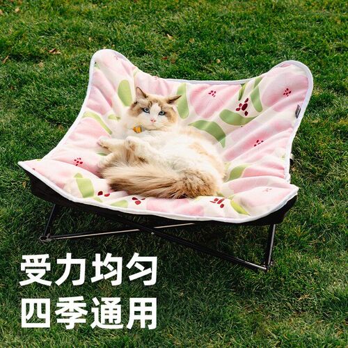 四季通用离地悬空宠物床折叠狗窝收纳可拆洗狗狗床猫窝宠物行军床