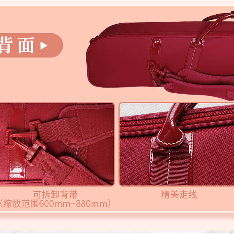 包邮 海神310二胡轻体软包二胡盒高级板胡盒 高胡通用加长版
