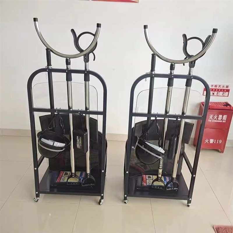 八件套安保反恐支架保安用品展示防暴装备组合架柜子防爆器材门卫