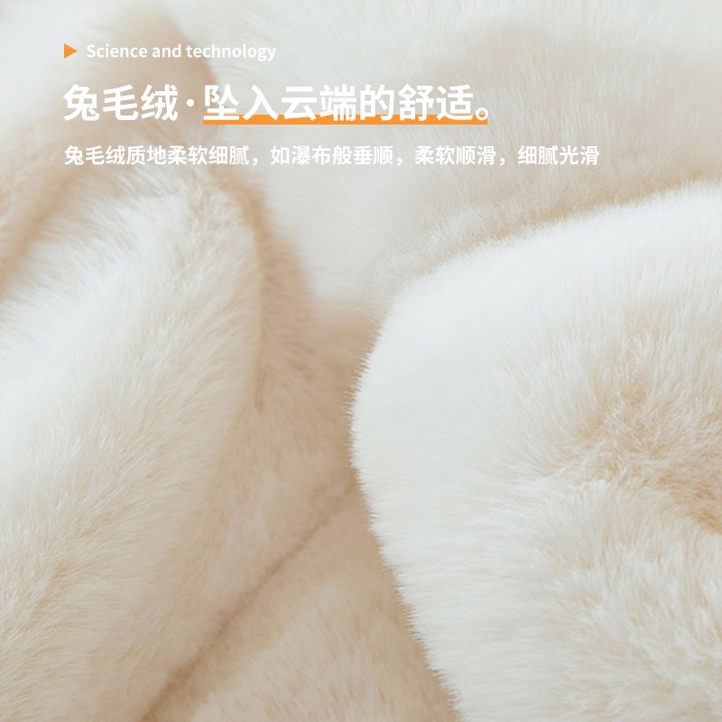 床头套罩软包皮床仿兔毛绒冬季靠背全包加厚木床头罩防尘保护套子图片