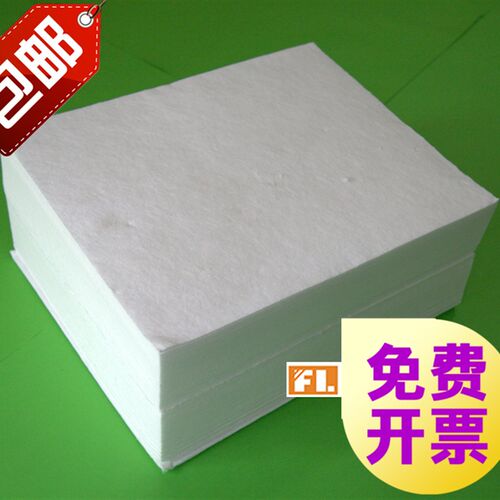 工业吸油棉吸油垫吸油片海上漏溢油船用吸油毡100片 厂家直销包邮