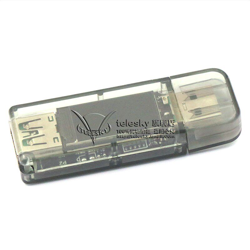 USB测试仪彩屏5A 电压电流表功率电量容量快充协议充电器宝UT模块