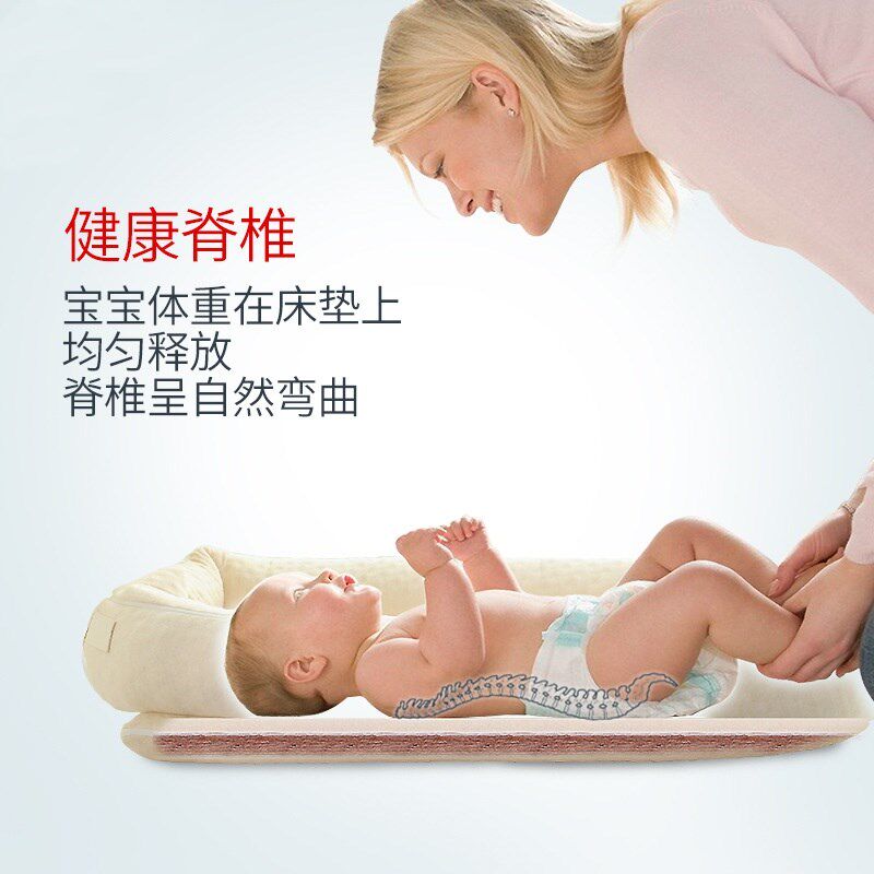 便携式防压婴幼儿床中床仿生宝宝床可洗折叠床可移动婴儿床