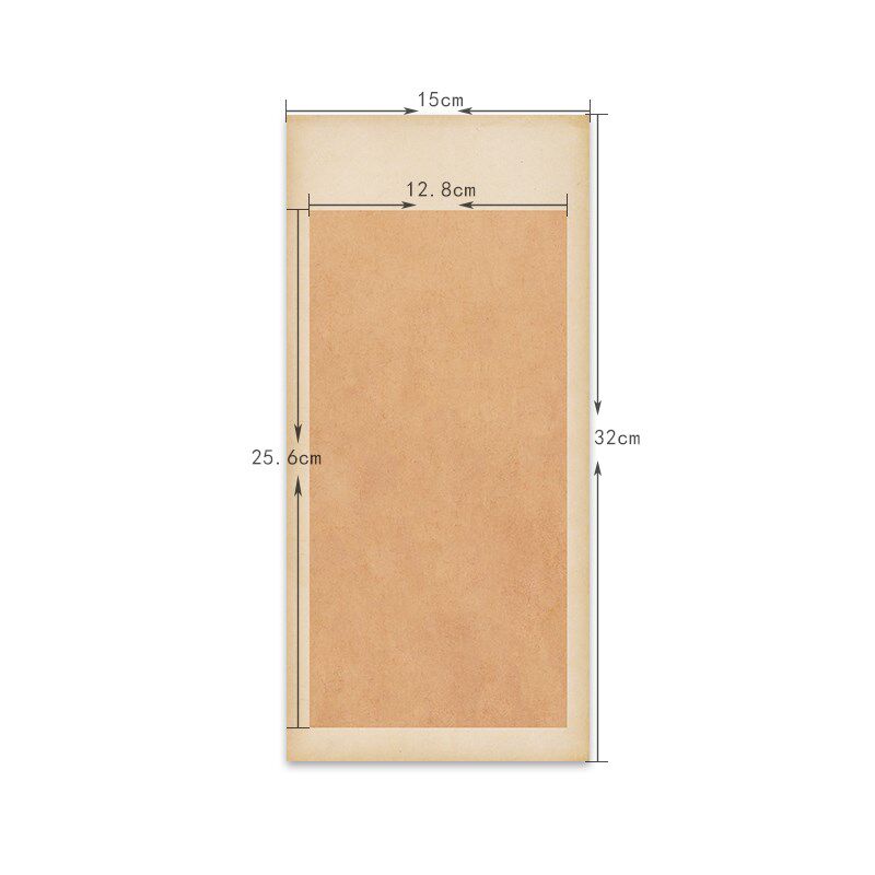 小楷用笺日课作品纸册页纸15*32厘米六种颜色随机发货