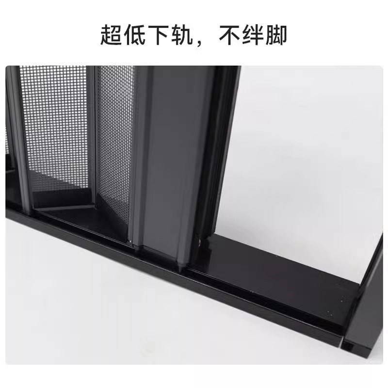 金刚网折叠纱门大门防盗夏季防蚊纱窗门入户铝合金防猫推拉式沙门