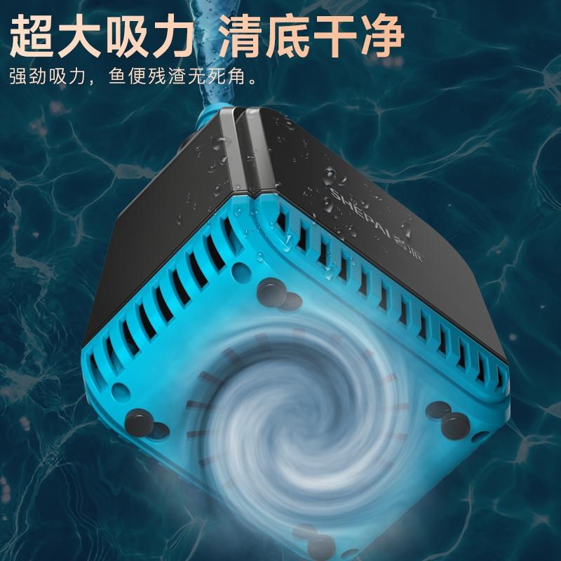 鱼缸潜水泵超静音循环抽水泵换水泵小型过滤抽水泵养鱼专用低吸泵