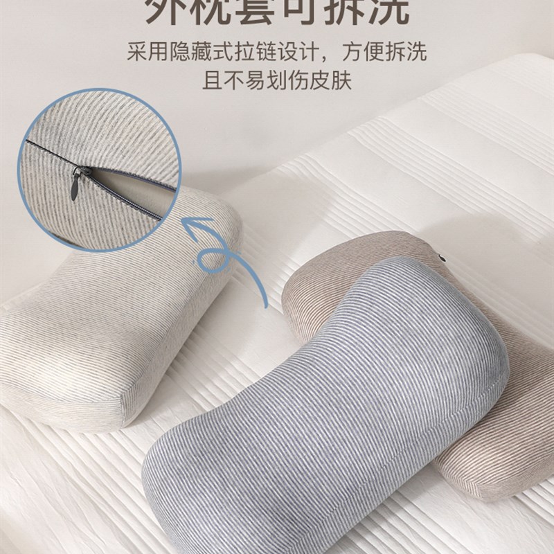 记忆棉小枕头护颈椎助睡眠男办公室圆柱形午睡趴枕芯单人学生宿舍