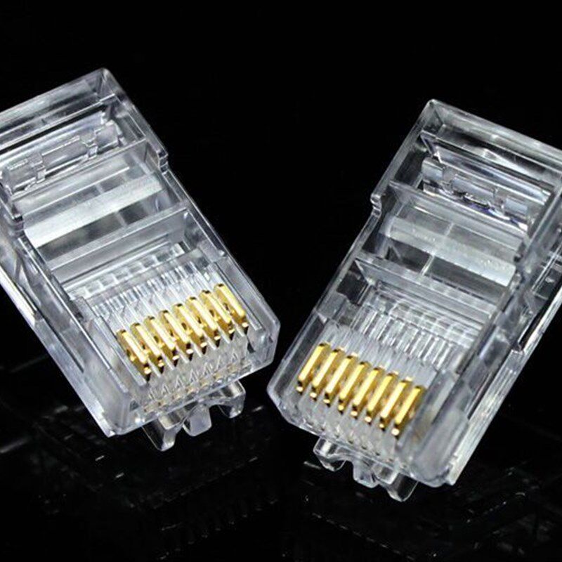 原装正品AMP 安普4-554720-3 RJ45网络水晶头超五类非屏蔽水晶头