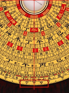 专业风水罗盘高精度崇道堂三合盘3寸5寸6寸8寸10寸纯铜面勘测风水
