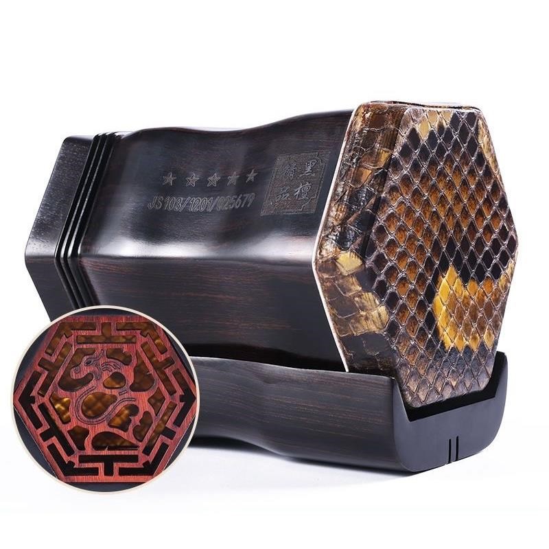 二胡琴筒紫檀黑檀老红木红檀蒙皮筒子二胡乐器配件大全厂家直销