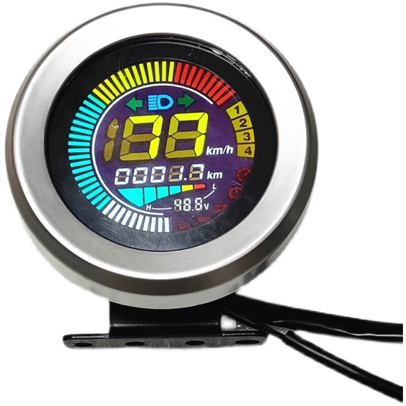 小猴子m6电摩码表小怪兽小龟直把改装60v-72v电动车仪表路码表