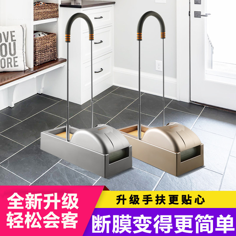 智能鞋套机家用全自动脚踩一次性鞋膜机器鞋模盒脚套机套鞋机室内