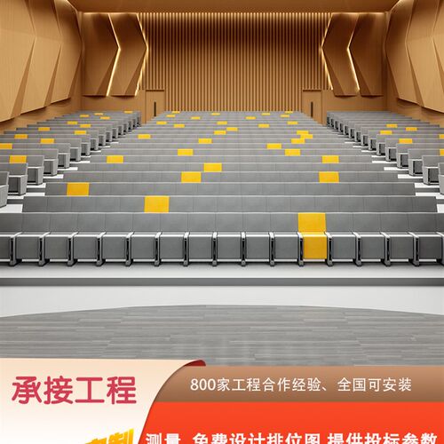 礼堂椅连排椅学校阶梯教室政府会议室高档控标实木代写报告厅座椅