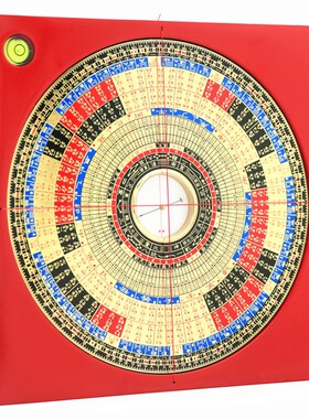 新款崇道堂李居明6寸7寸8寸9寸李氏三元玄空飞星789运高精度罗盘