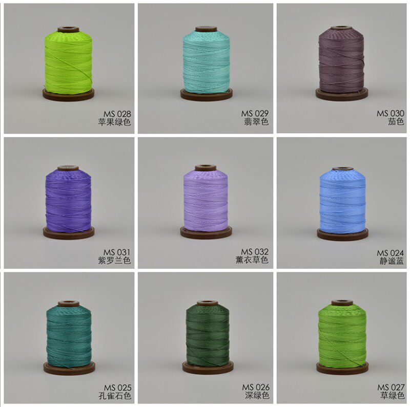 手工皮具线麻线0.55mm皮革线手缝蜡线532手缝机缝两用线meisiM50