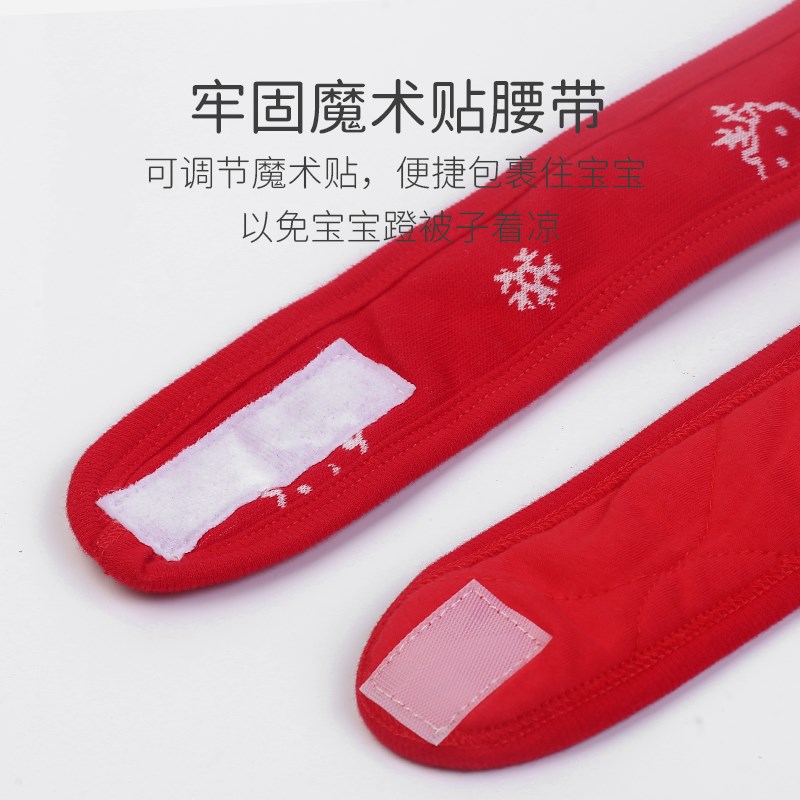 婴儿抱被秋冬保暖宝宝夹棉包被新生儿产房襁褓巾红色喜庆圣诞新年