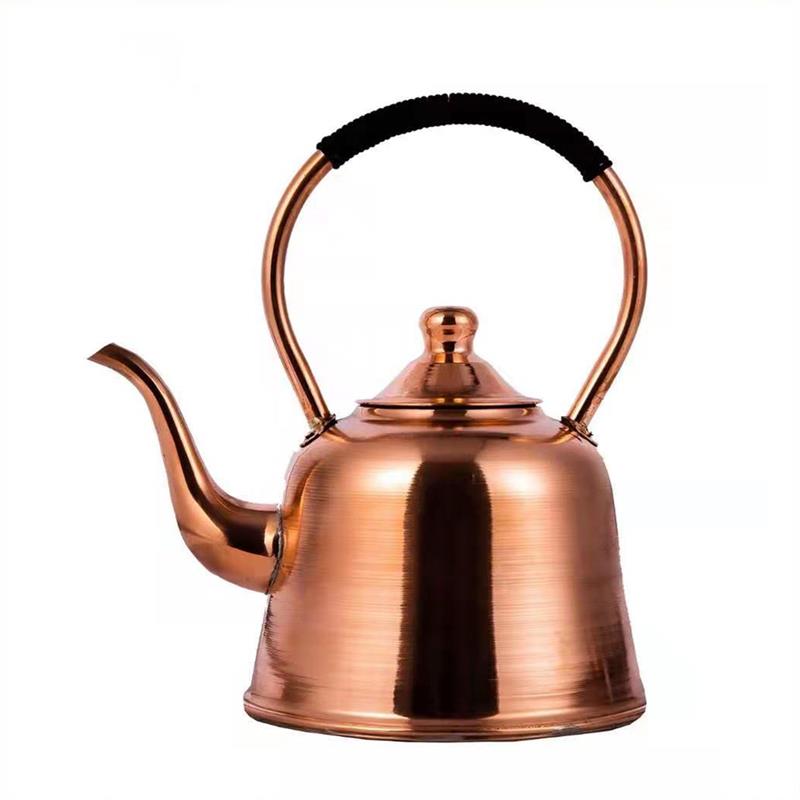 铜壶烧水壶纯铜纯紫铜铜茶壶手工烧水铜壶加汤壶黄铜大号加厚家用