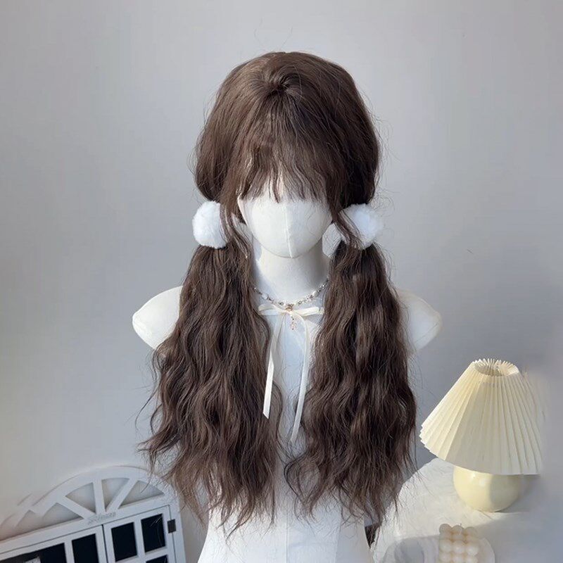 羊毛卷假发女长发咩咩卷Lolita长卷发假发套秋季自然氛围感全头套