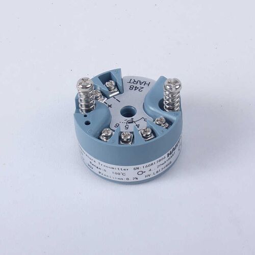 一体化热电阻PT100温度变送器模块4-20MAHART隔离K型偶传感0-10V