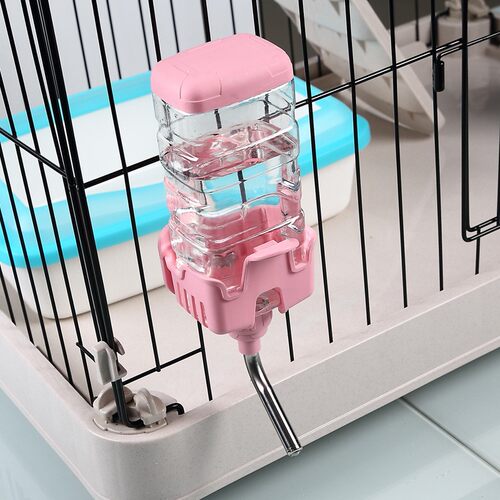 宠物狗狗喂水器悬挂式中大型犬金毛喝水瓶子狗笼子自动饮水不湿嘴