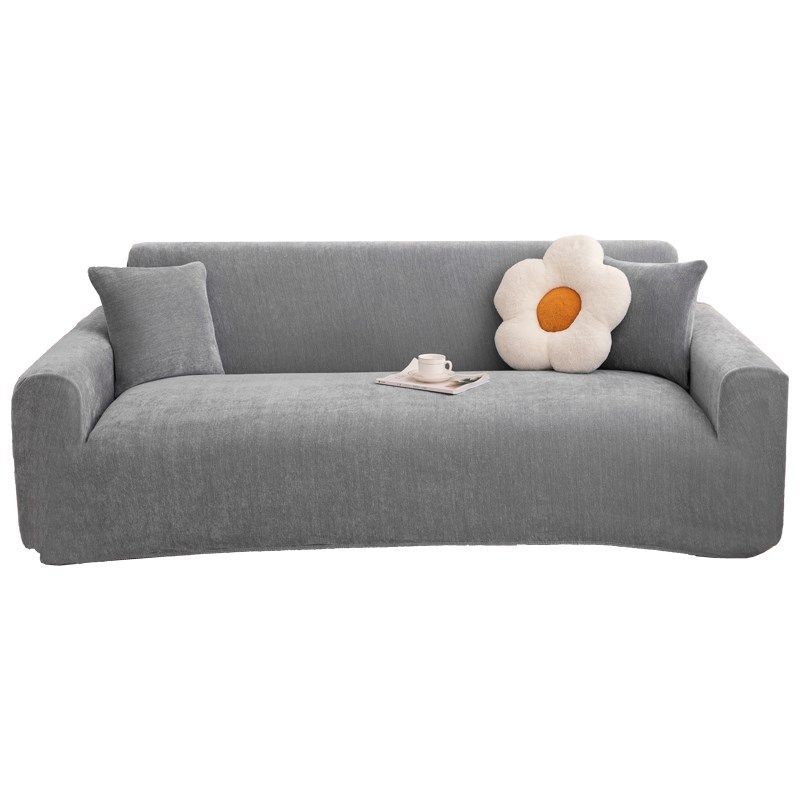沙发套罩一体式全包万能弹力简约客厅雪尼尔加厚防猫抓沙发保护套